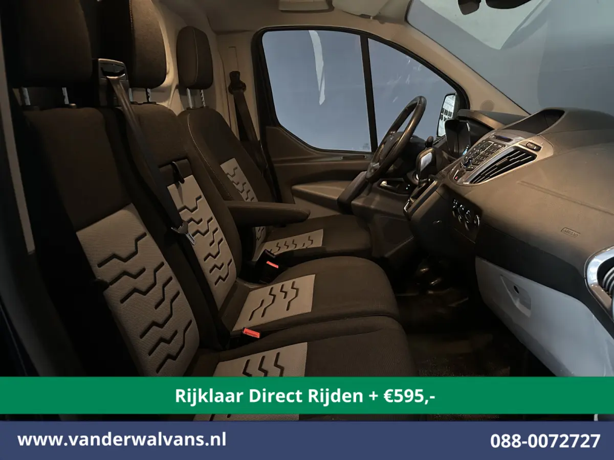 2.0 TDCI 131pk Automaat L1H1 Euro6 *Rijklaar Direct Rijden* Airco | Camera | Navigatie | Cruisecontrol 2x Zijdeur, LM velgen, Verwarmde voorruit, Parkeersensoren, Bijrijdersbank