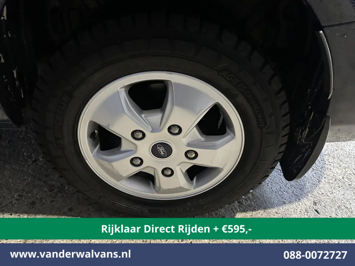 2.0 TDCI 131pk Automaat L1H1 Euro6 *Rijklaar Direct Rijden* Airco | Camera | Navigatie | Cruisecontrol 2x Zijdeur, LM velgen, Verwarmde voorruit, Parkeersensoren, Bijrijdersbank