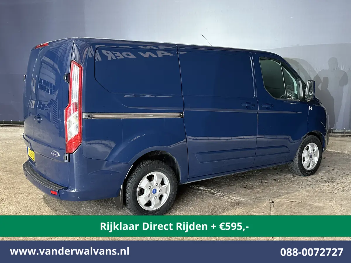 2.0 TDCI 131pk Automaat L1H1 Euro6 *Rijklaar Direct Rijden* Airco | Camera | Navigatie | Cruisecontrol 2x Zijdeur, LM velgen, Verwarmde voorruit, Parkeersensoren, Bijrijdersbank