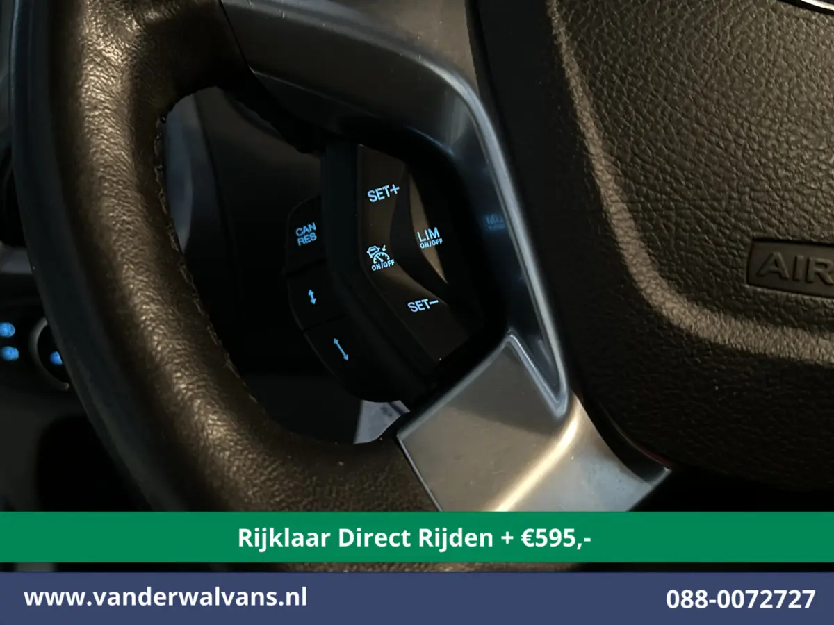 2.0 TDCI 131pk Automaat L1H1 Euro6 *Rijklaar Direct Rijden* Airco | Camera | Navigatie | Cruisecontrol 2x Zijdeur, LM velgen, Verwarmde voorruit, Parkeersensoren, Bijrijdersbank
