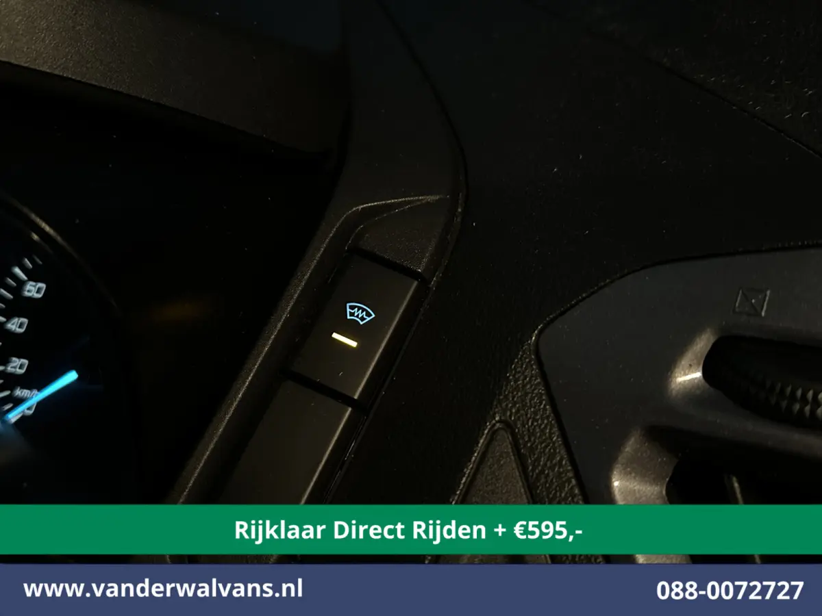 2.0 TDCI 131pk Automaat L1H1 Euro6 *Rijklaar Direct Rijden* Airco | Camera | Navigatie | Cruisecontrol 2x Zijdeur, LM velgen, Verwarmde voorruit, Parkeersensoren, Bijrijdersbank