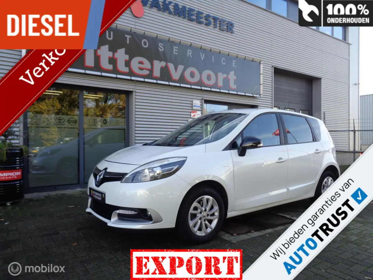 Renault Scénic 2016 Diesel Handgeschakeld leasen