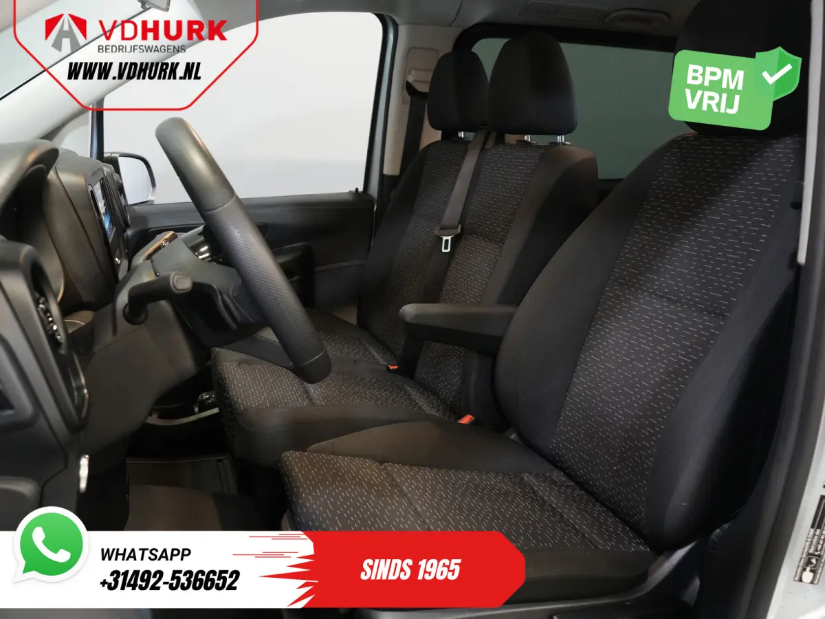 116 CDI Aut. L3 DC Dubbel Cabine BPM VRIJ! 6 Pers./ 2xSchuifdeur/ LED/ Stoelverw./ 270Gr. Deuren/ Carplay/ Camera/ Cruise/ Trekhaak