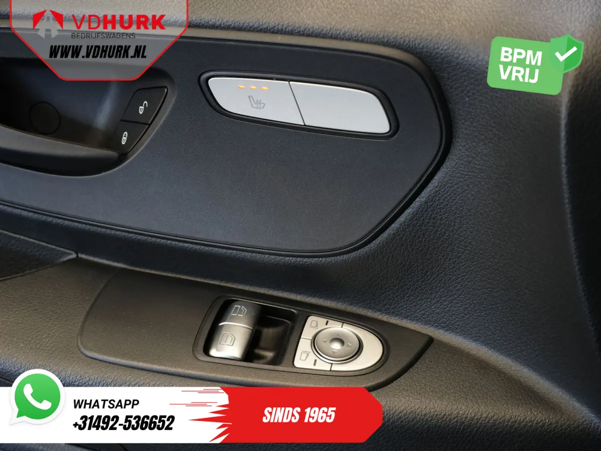 116 CDI Aut. L3 DC Dubbel Cabine BPM VRIJ! 6 Pers./ 2xSchuifdeur/ LED/ Stoelverw./ 270Gr. Deuren/ Carplay/ Camera/ Cruise/ Trekhaak