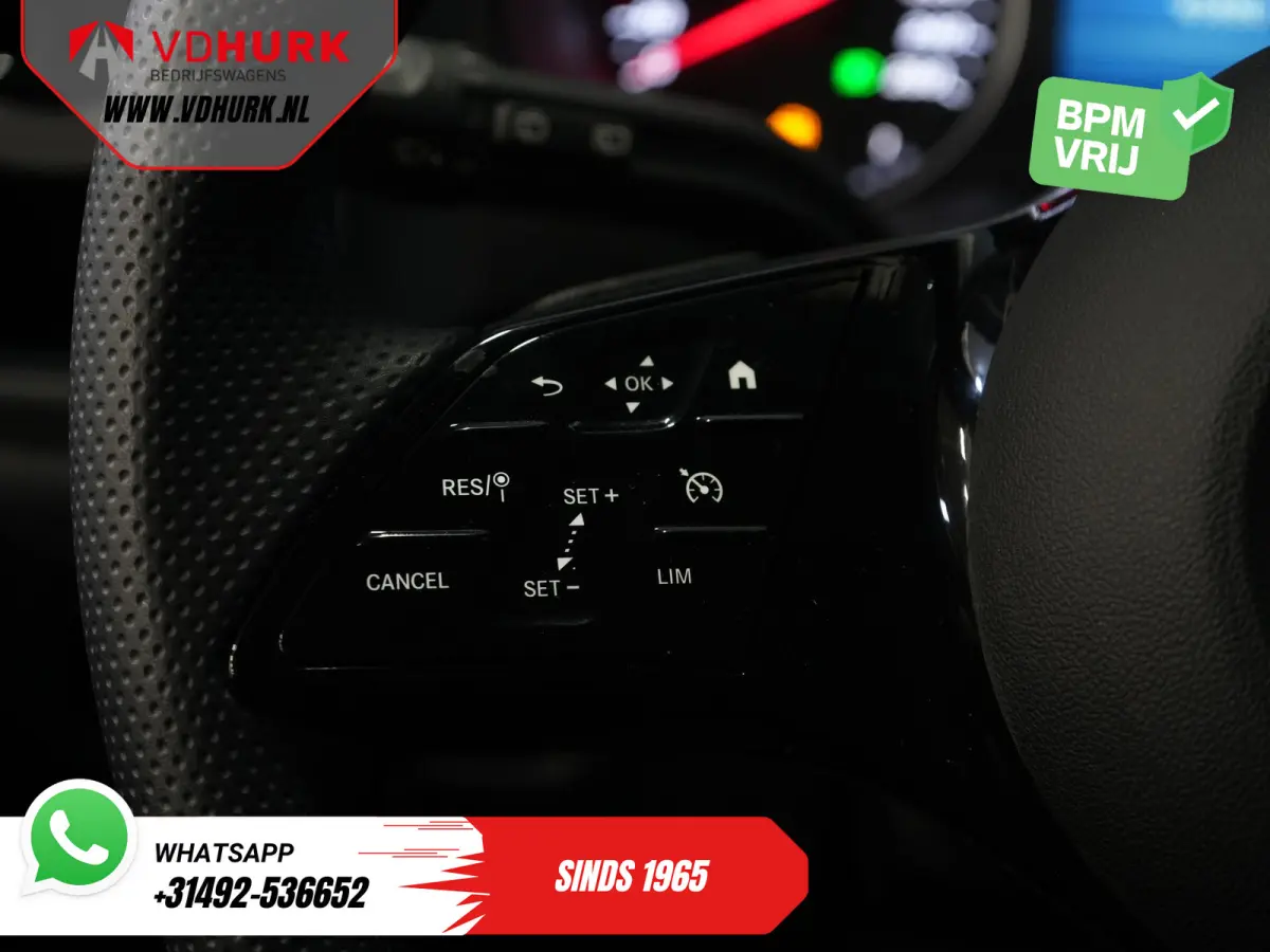 116 CDI Aut. L3 DC Dubbel Cabine BPM VRIJ! 6 Pers./ 2xSchuifdeur/ LED/ Stoelverw./ 270Gr. Deuren/ Carplay/ Camera/ Cruise/ Trekhaak