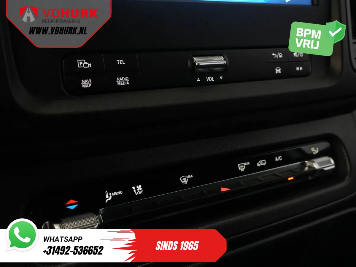 116 CDI Aut. L3 DC Dubbel Cabine BPM VRIJ! 6 Pers./ 2xSchuifdeur/ LED/ Stoelverw./ 270Gr. Deuren/ Carplay/ Camera/ Cruise/ Trekhaak