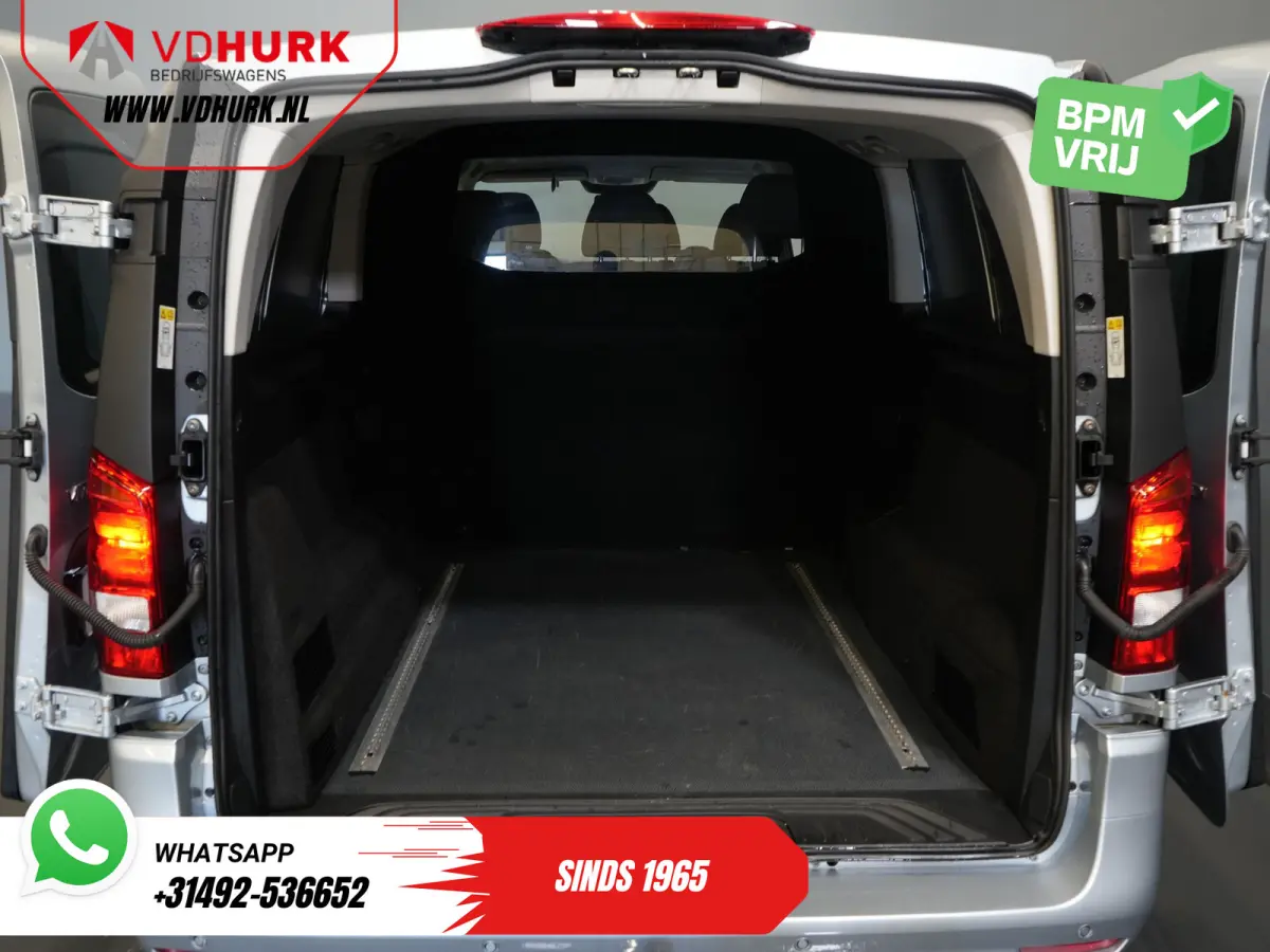 116 CDI Aut. L3 DC Dubbel Cabine BPM VRIJ! 6 Pers./ 2xSchuifdeur/ LED/ Stoelverw./ 270Gr. Deuren/ Carplay/ Camera/ Cruise/ Trekhaak