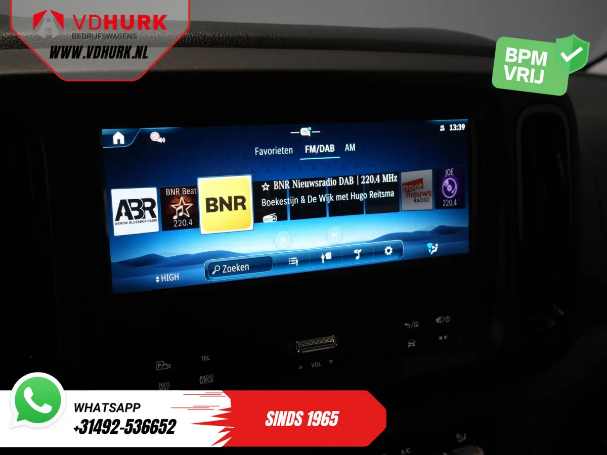 116 CDI Aut. L3 DC Dubbel Cabine BPM VRIJ! 6 Pers./ 2xSchuifdeur/ LED/ Stoelverw./ 270Gr. Deuren/ Carplay/ Camera/ Cruise/ Trekhaak