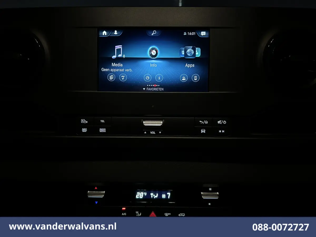 317 CDI 170pk L3H2 Euro6 Airco | 360 graden Camera | Navigatie | Apple Carplay | Cruisecontrol Android Auto, Stoelverwarming, Chauffeursstoel, 270 Graden Achterdeuren, Parkeersensoren, Bijri