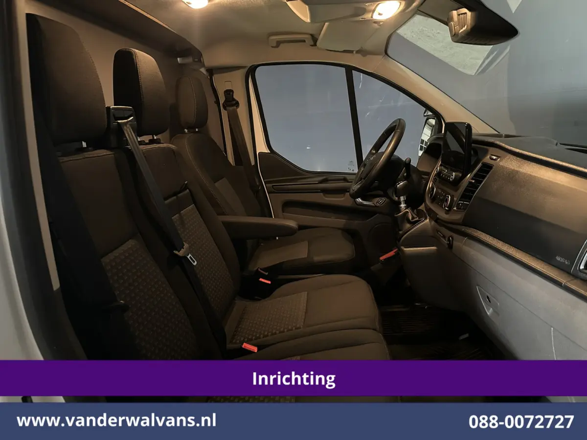 2.0 TDCI L1H1 Inrichting Euro6 Airco | 2500kg Trekhaak | Camera | Omvormer | LED | Cruisecontrol | Android Auto Stoelverwarming, Verwarmde voorruit, Parkeersensoren, Bijrijdersbank