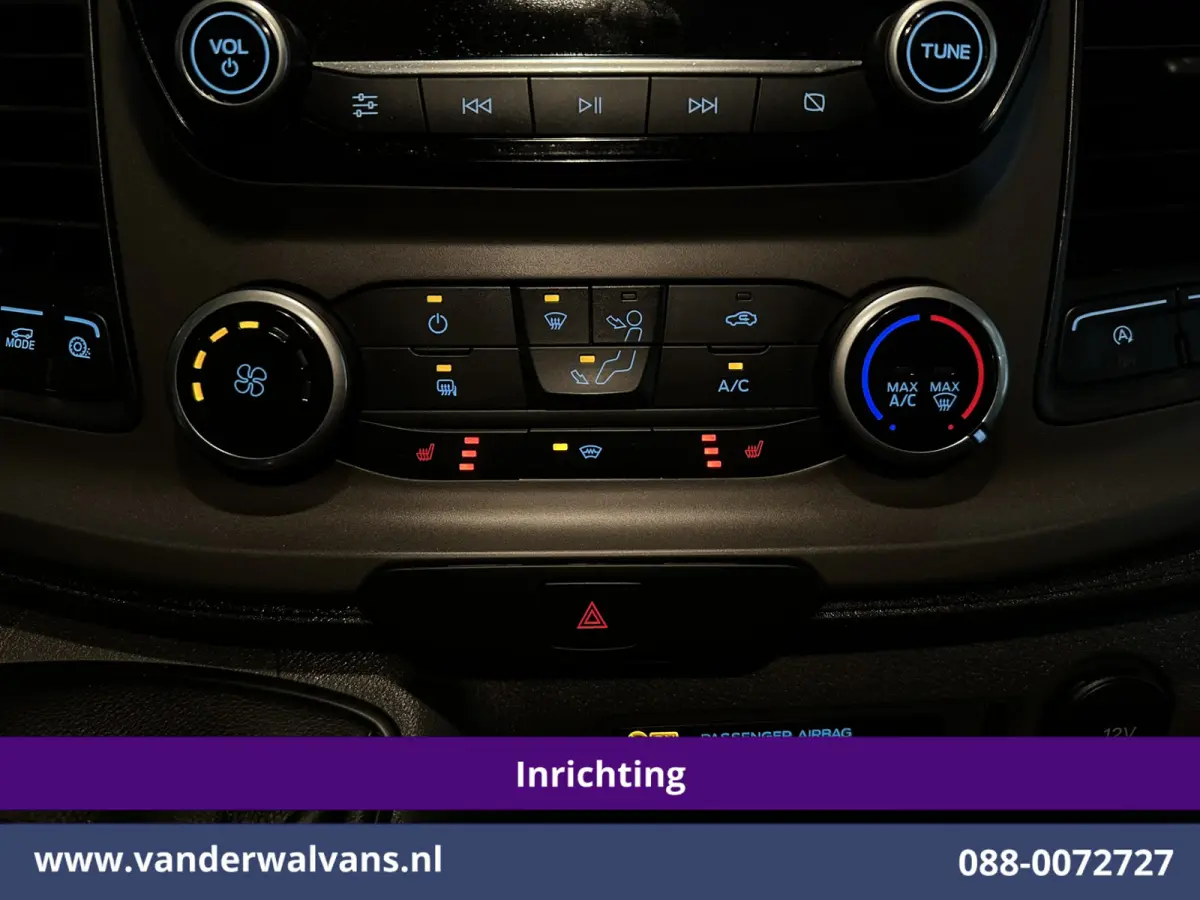 2.0 TDCI L1H1 Inrichting Euro6 Airco | 2500kg Trekhaak | Camera | Omvormer | LED | Cruisecontrol | Android Auto Stoelverwarming, Verwarmde voorruit, Parkeersensoren, Bijrijdersbank