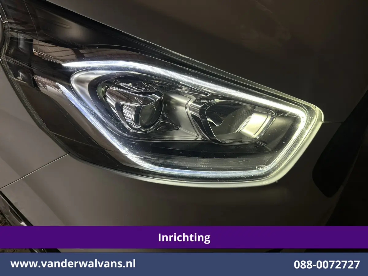 2.0 TDCI L1H1 Inrichting Euro6 Airco | 2500kg Trekhaak | Camera | Omvormer | LED | Cruisecontrol | Android Auto Stoelverwarming, Verwarmde voorruit, Parkeersensoren, Bijrijdersbank