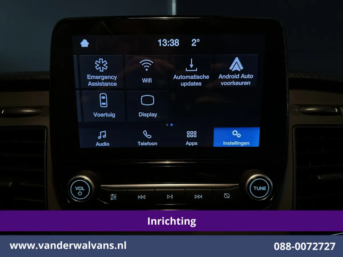 2.0 TDCI L1H1 Inrichting Euro6 Airco | 2500kg Trekhaak | Camera | Omvormer | LED | Cruisecontrol | Android Auto Stoelverwarming, Verwarmde voorruit, Parkeersensoren, Bijrijdersbank