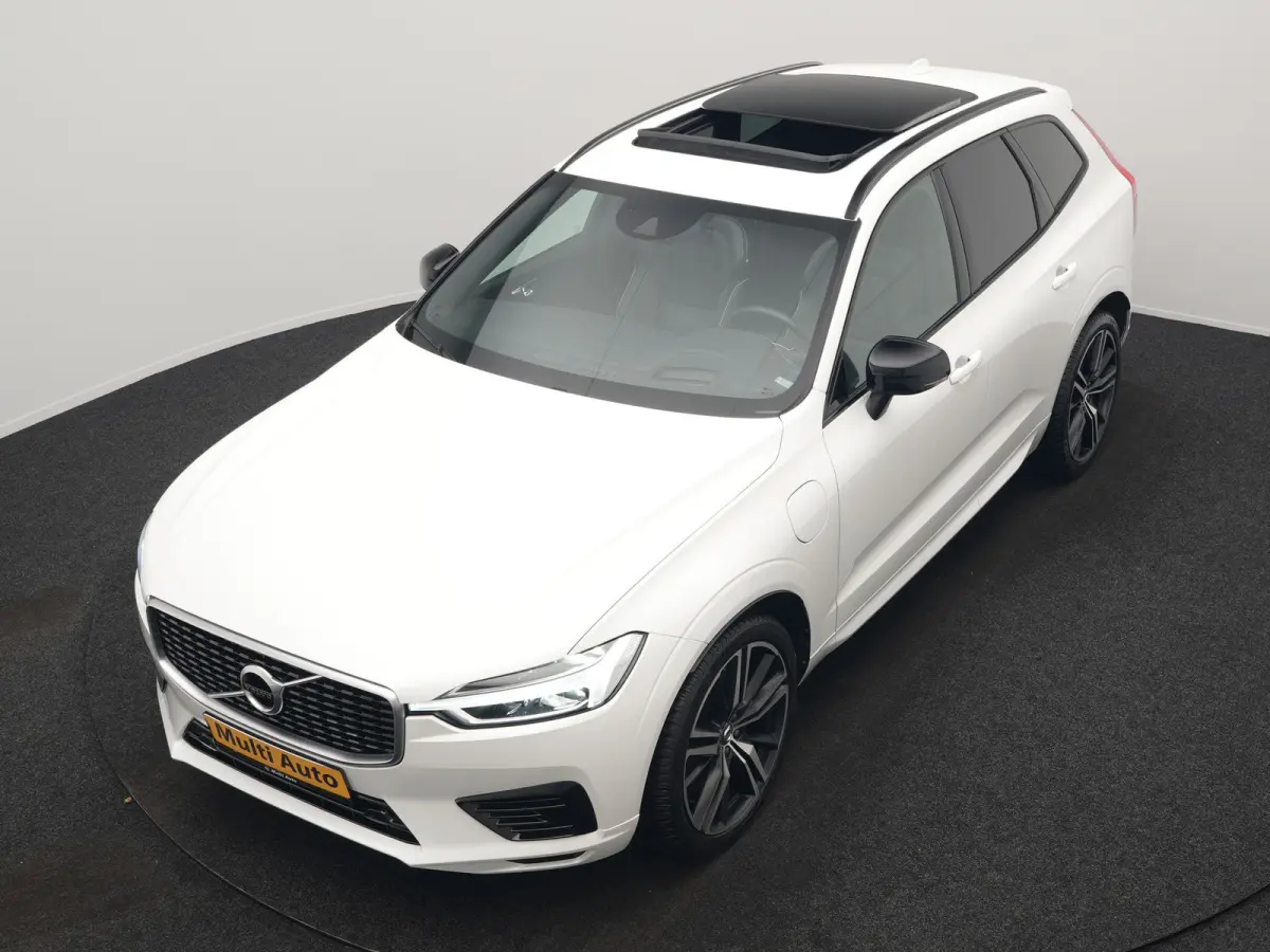 Recharge T8 AWD R-Design PHEV 391pk Dealer O.H. | Panodak | Luchtvering | Head Up | Camera | Harman & Kardon | Lederen Sportstoelen Memory & Verwarmd | 21"L.M | Apple Carplay | Keyless | Bli