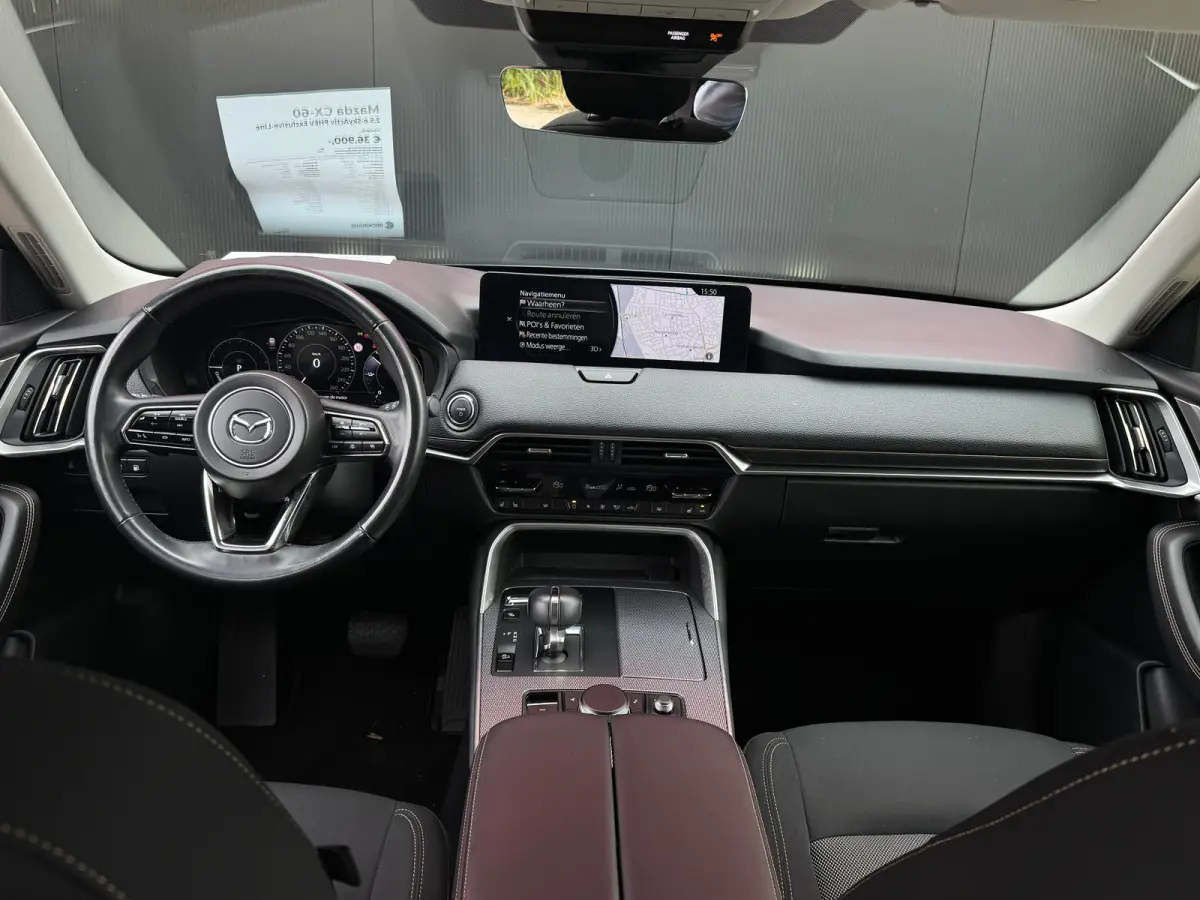 2.5 e-SkyActiv PHEV Exclusive-Line | Trekhaak | Stoel/Stuurverwarming | Camera | Navigatie | Adapt. Cruise | Achteruitrijcamera | Bluetooth telefoonvoorbereiding | Cruise control