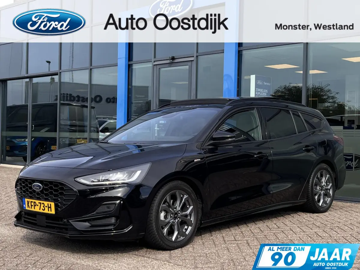 1.0 EcoBoost Hybrid ST Line 155PK Automaat Panodak Winterpack Cruise Camera Parkeersensoren Climate Full-LED Keyless Privacy Glass *1500KG Trekgewicht*