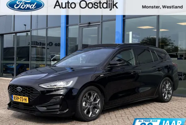 1.0 EcoBoost Hybrid ST Line 155PK Automaat Panodak Winterpack Cruise Camera Parkeersensoren Climate Full-LED Keyless Privacy Glass *1500KG Trekgewicht*