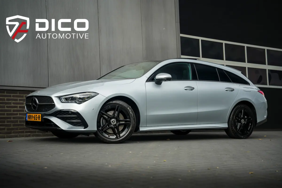 250 e 218 pk AMG Line / Pano-Dak/ Distronic/ AMG-line/Keyless/ Widescreen/ Stoel/Stuur.verw/ Head-Up/ Sfeerverl./  19''LMV