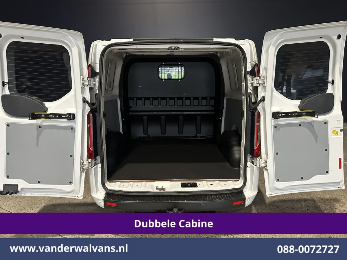 2.0 TDCI 170pk L2H1 Dubbele Cabine Euro6 Airco | 5-Zits | 2x Zijdeur | Camera | Navigatie | LED, Apple Carplay, Android Auto, Cruisecontrol, Verwarmde voorruit, Trekhaak, Parkeersensoren