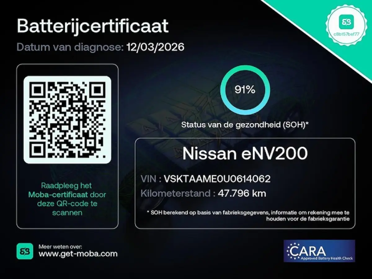 E-NV200 40 kWh Connect Edition 7-persoons *SOH 91%*✅ 1e Eigenaar