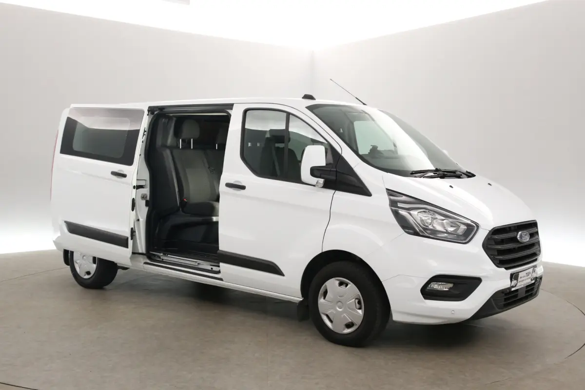 2.0 TDCI L2H1 | DC | 6 Zits | 2800kg Trekgew. | Airco | Cruise | 2xSchuifdeur | Parkeersens. | Trekhaak