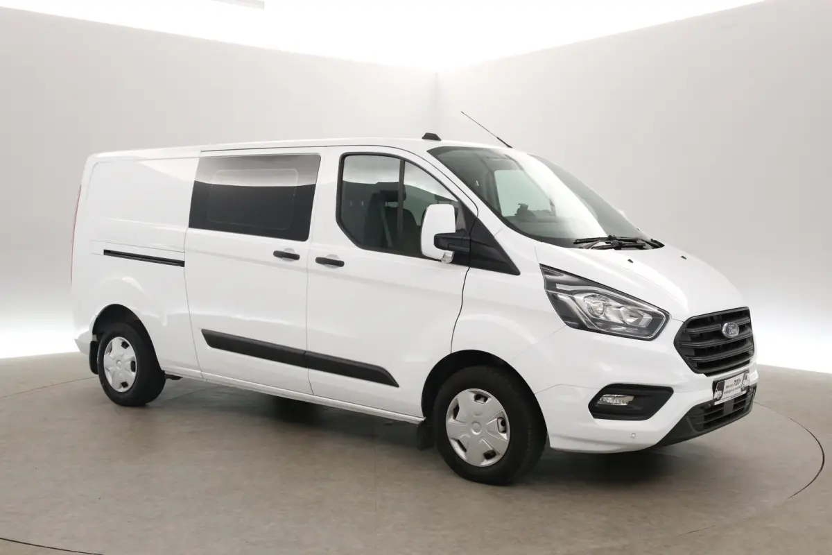 2.0 TDCI L2H1 | DC | 6 Zits | 2800kg Trekgew. | Airco | Cruise | 2xSchuifdeur | Parkeersens. | Trekhaak
