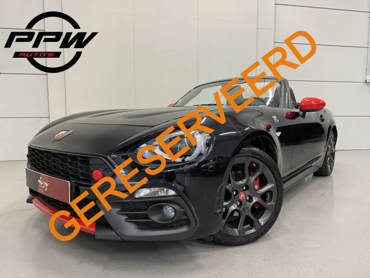 Abarth 1.4 MultiAir Turbo aut. LED/BOSE/ZWART-LEER/17"/NAVI/ECC/CRUISE/VOLLEDIGE ABARTH DEALER HISTORIE, NET OH BEURT GEHAD