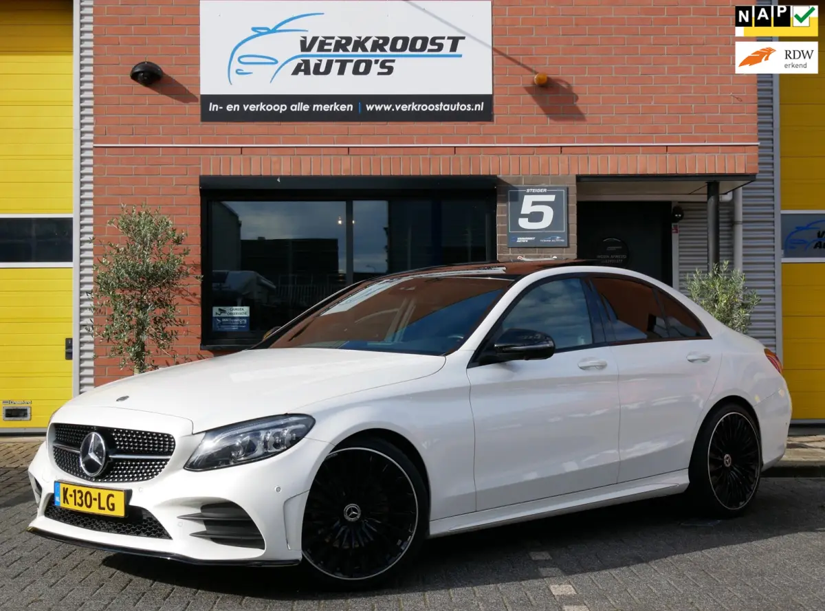 180 c43 AMG look. pano. leder. 360cam