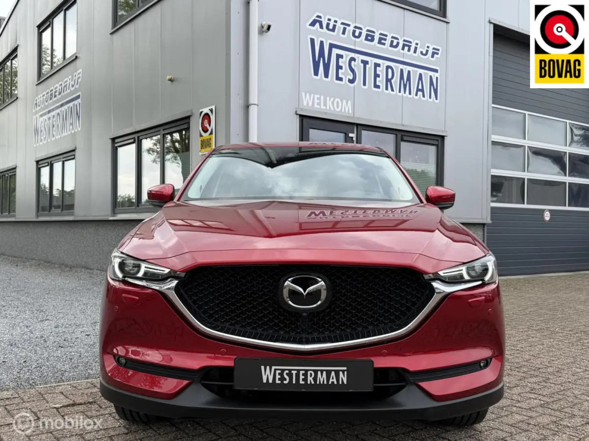 2.0 SkyActiv-G 165 Luxury !! VOL !! Acc Leer Stoel-/stuur verw. Led Trekh. etc.