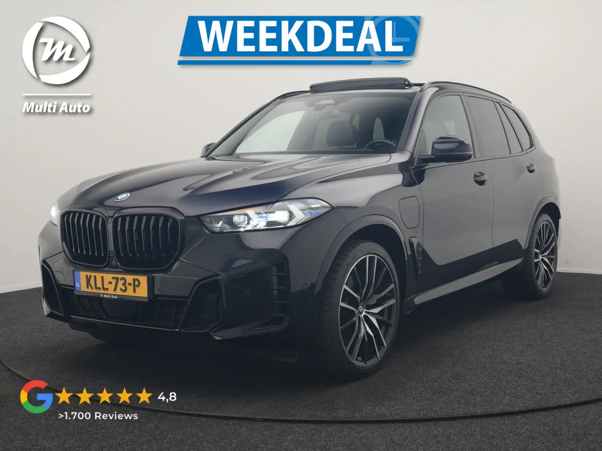 xDrive50e High Executive PHEV 490pk Dealer O.H. | Panodak Sky Lounge | M Sport | Luchtvering | Head Up | 360 Camera | Harman / Kardon | Nappa Lederen Comfortstoelen Memory & Verwarmd | Carbo