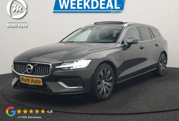 T6 Recharge AWD Inscription PHEV 340pk | Panodak | Adaptive Cruise | Elektrische achterklep | Camera | Stoelen & Stuur Verwarmd | Keyless | Blis | Apple Carplay | Navigatie | DAB | Virtual |