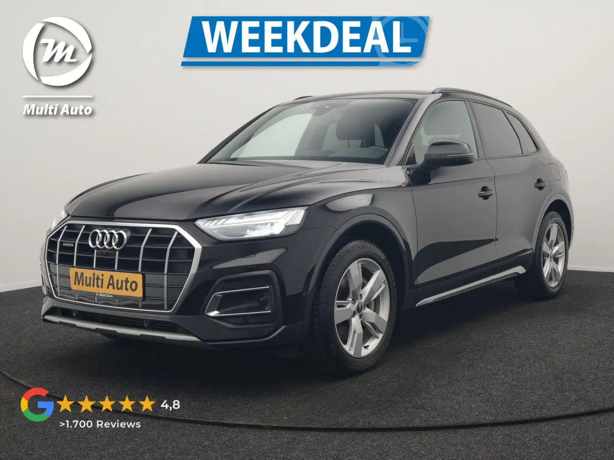 50 TFSI e S Line FACELIFT PHEV 300pk Dealer O.H. | Luchtvering | Adaptive Cruise | Matrix Led | 360 Camera | Sportstoelen Verwarmd | Sfeerverlichting | Blis | Park Assist | Navigatie | DAB |