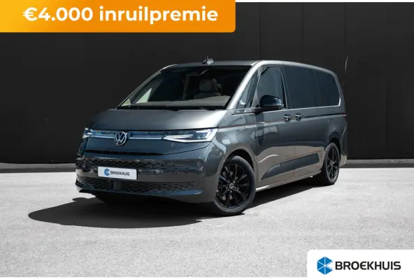 Bulli eHybrid L2 4MOTION | Leder | Panorama Dak | Trekhaak | Multifunctionele Tafel | 4 Seizoenen Banden