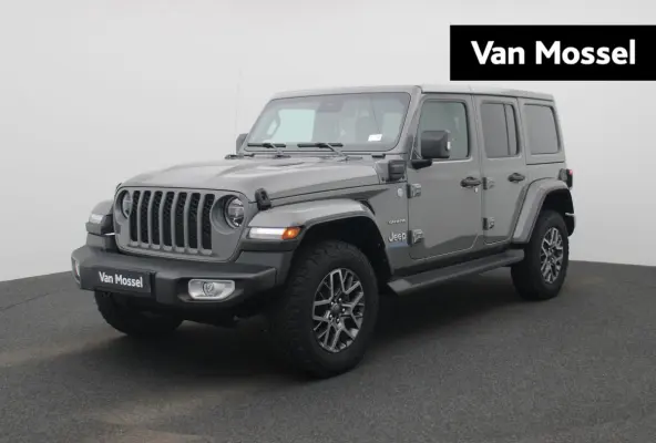 2.0T Sahara 4xe 380pk | Lederen Bekleding | Stoel & Stuurverwarming | Camera | Navigatie | Climate Controle | Hardtop |