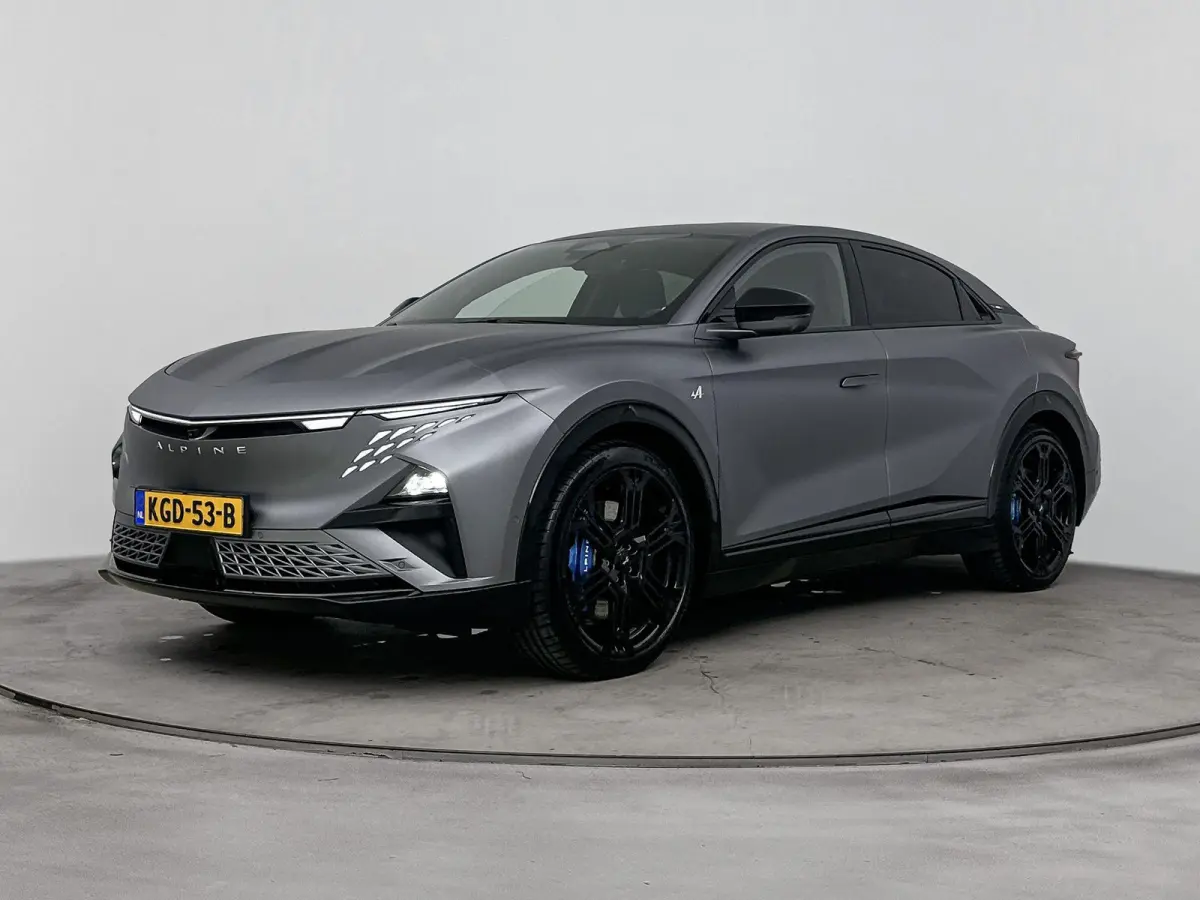 GT 89kWh Direct rijden | GRIS TONNERRE MAT | DEVIALET AUDIO | 21" SNOWFLAKE NOIR | PACK DRIVING | REMKLAUWEN BLEU ALPINE |