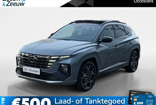 1.6 T-GDI PHEV N Line Sky 4WD | Pano | Trekhaak | Stoelventilatie/Verwarming | Stuurverwarming | 360 Camera | Keyless | Elektrische klep |