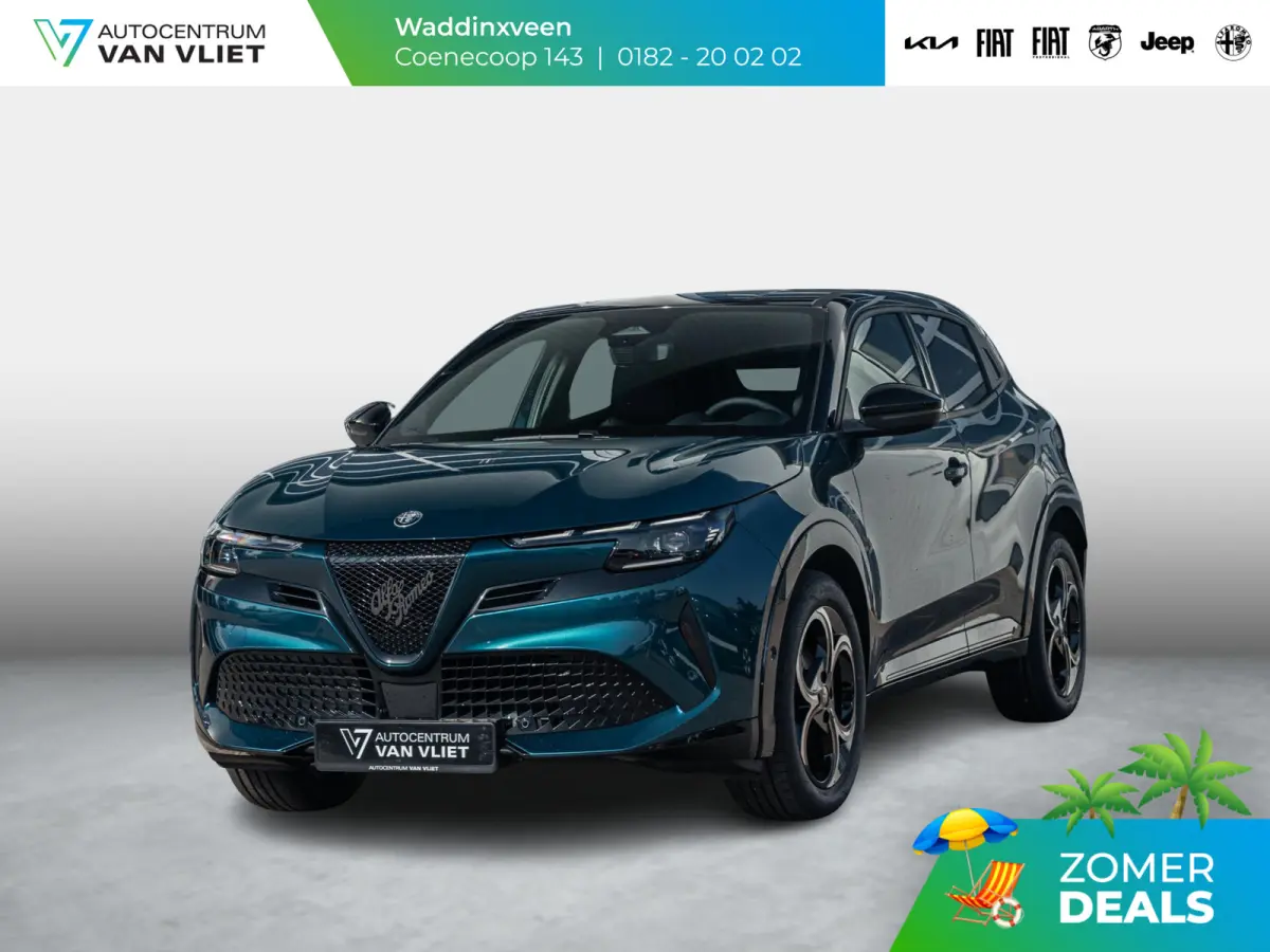 Elettrica Ti 54 kWh | Clima | Adapt. Cruise | Keyless | Handsfree A-Klep | PDC rondom | Pack Techno | Warmtepomp | Bicolore