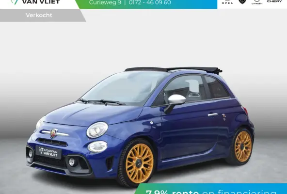 1.4 T-Jet Abarth Turismo 595 | ZWART LEDEREN BEKLEDING | NAVI | CLIMATE CONTROL | PARKEERSENSOREN | 165 PK | NL AUTO |