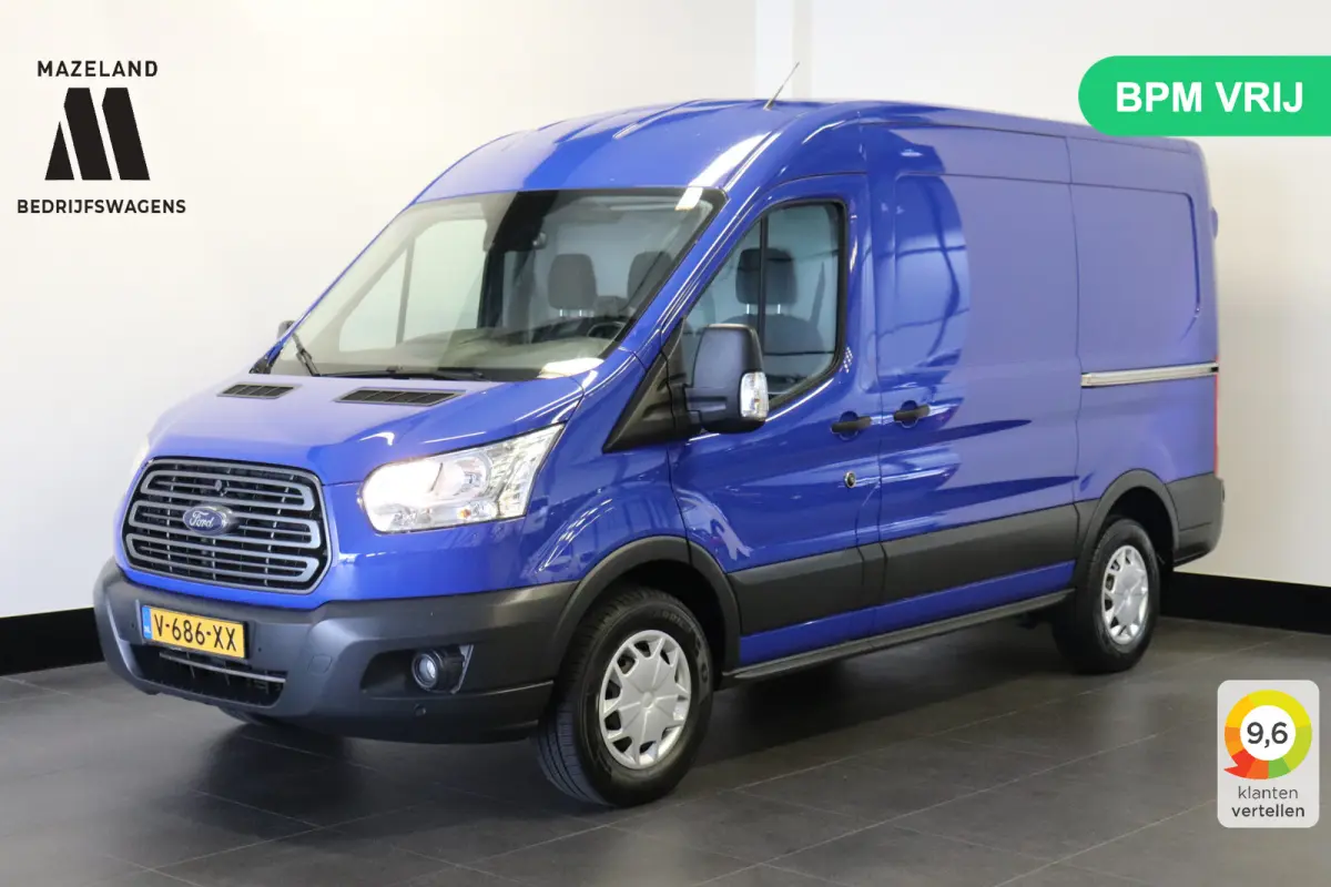 2.0 TDCI L2H2 130PK 2x Schuifdeur EURO 6 - Airco - Navi - Cruise - Camera - €13.900,- Excl.