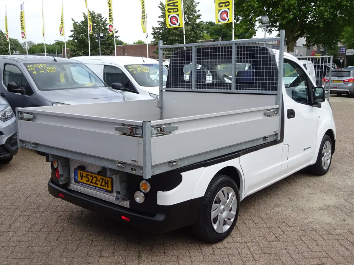 E-NV200 Business 40 kWh 2.ZERO S.O.H 91% ( Grotere accu ) KIPPER PICK UP OPEN LAADBAK AIRCO NAVIGATIE