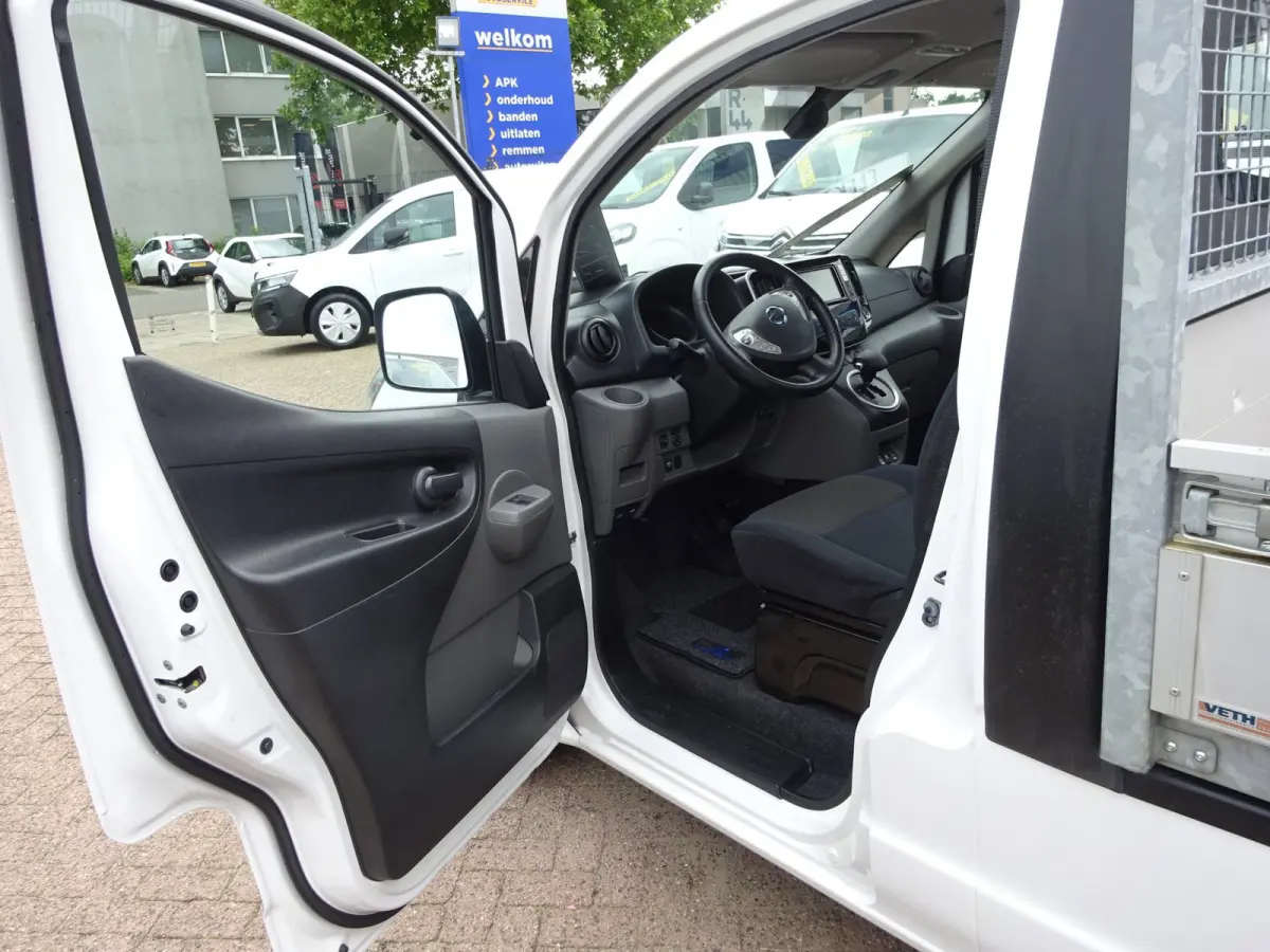 E-NV200 Business 40 kWh 2.ZERO S.O.H 91% ( Grotere accu ) KIPPER PICK UP OPEN LAADBAK AIRCO NAVIGATIE