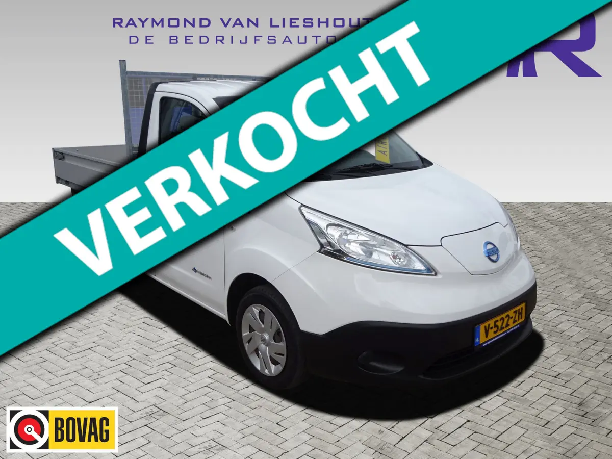E-NV200 Business 40 kWh 2.ZERO S.O.H 91% ( Grotere accu ) KIPPER PICK UP OPEN LAADBAK AIRCO NAVIGATIE