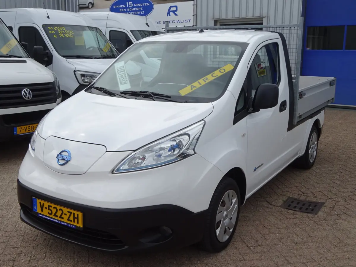 E-NV200 Business 40 kWh 2.ZERO S.O.H 91% ( Grotere accu ) KIPPER PICK UP OPEN LAADBAK AIRCO NAVIGATIE