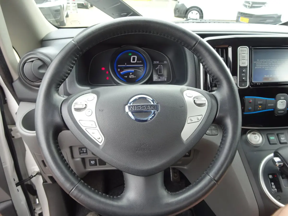 E-NV200 Business 40 kWh 2.ZERO S.O.H 91% ( Grotere accu ) KIPPER PICK UP OPEN LAADBAK AIRCO NAVIGATIE