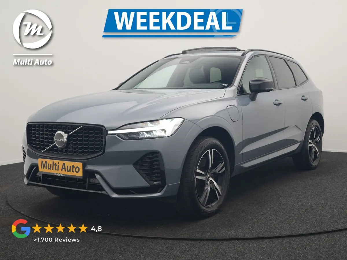 T6 AWD R-Design LONG RANGE PHEV 350pk Dealer O.H. | Panodak | Camera | Sportstoelen Memory & Verwarmd | Stuur Verwarmd | Google Assistent | Keyless | Cruise Control | Apple Carplay | DAB | P