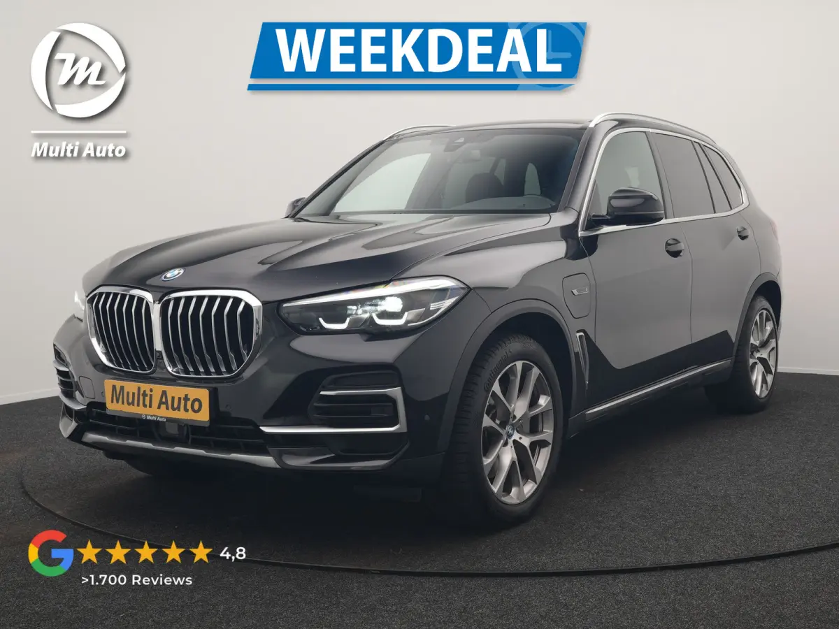 xDrive45e X Line PHEV 395pk Dealer O.H. | Luchtvering | Camera | Adaptief Onderstel | Lederen Sportstoelen Memory | Hifi Audio | Apple Carplay | Sfeerverlichting | Navigatie | DAB | Plug In 