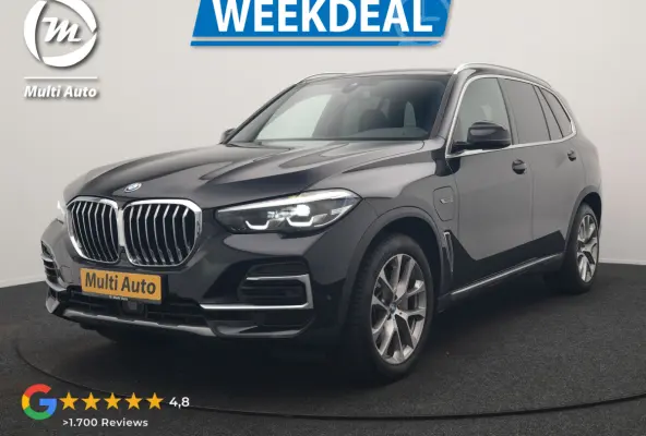 xDrive45e X Line PHEV 395pk Dealer O.H. | Luchtvering | Camera | Adaptief Onderstel | Lederen Sportstoelen Memory | Hifi Audio | Apple Carplay | Sfeerverlichting | Navigatie | DAB | Plug In 