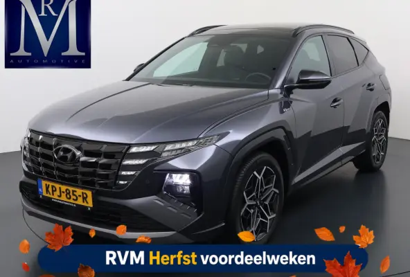 1.6 T-GDI PHEV N Line Sky 4WD VAN: 37.900,- VOOR: 32.877,- UW HERFSTVOORDEEL: 5.023,-PANO |DEALER ONDERHOUDEN| HYUNDAI GARANTIE T/M 02-2028| STOELVENTILATIE + VERWARMING| CAMERA | FULL OPTIO
