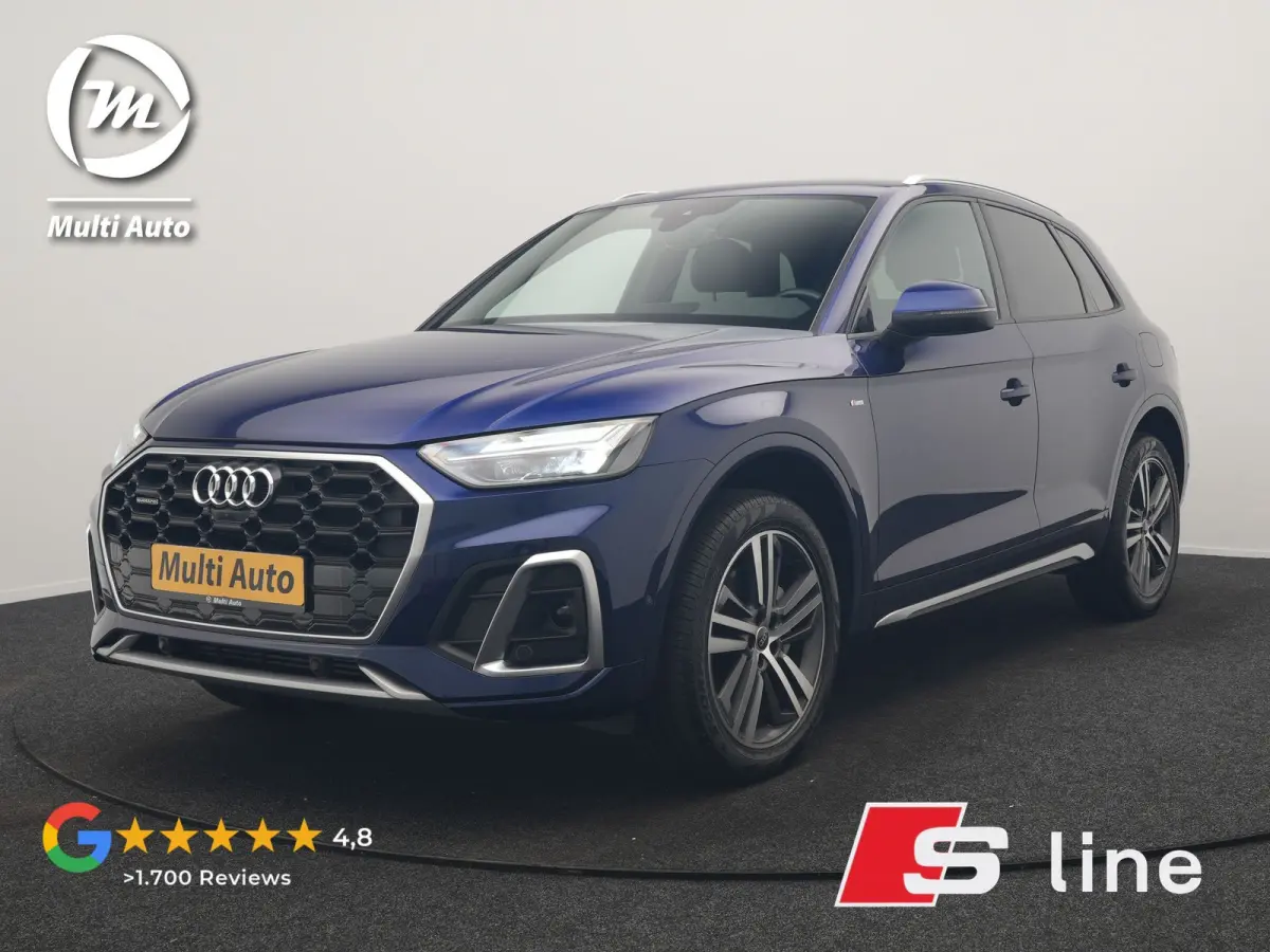 55 TFSI e NIEUW MODEL 2x S Line PHEV 367pk Dealer O.H. | 360 Camera | Sportstoelen Verwarmd | Sfeerverlichting | 20"L.M | Virtual Cockpit  | Navigatie | DAB | Plug In Hybrid |