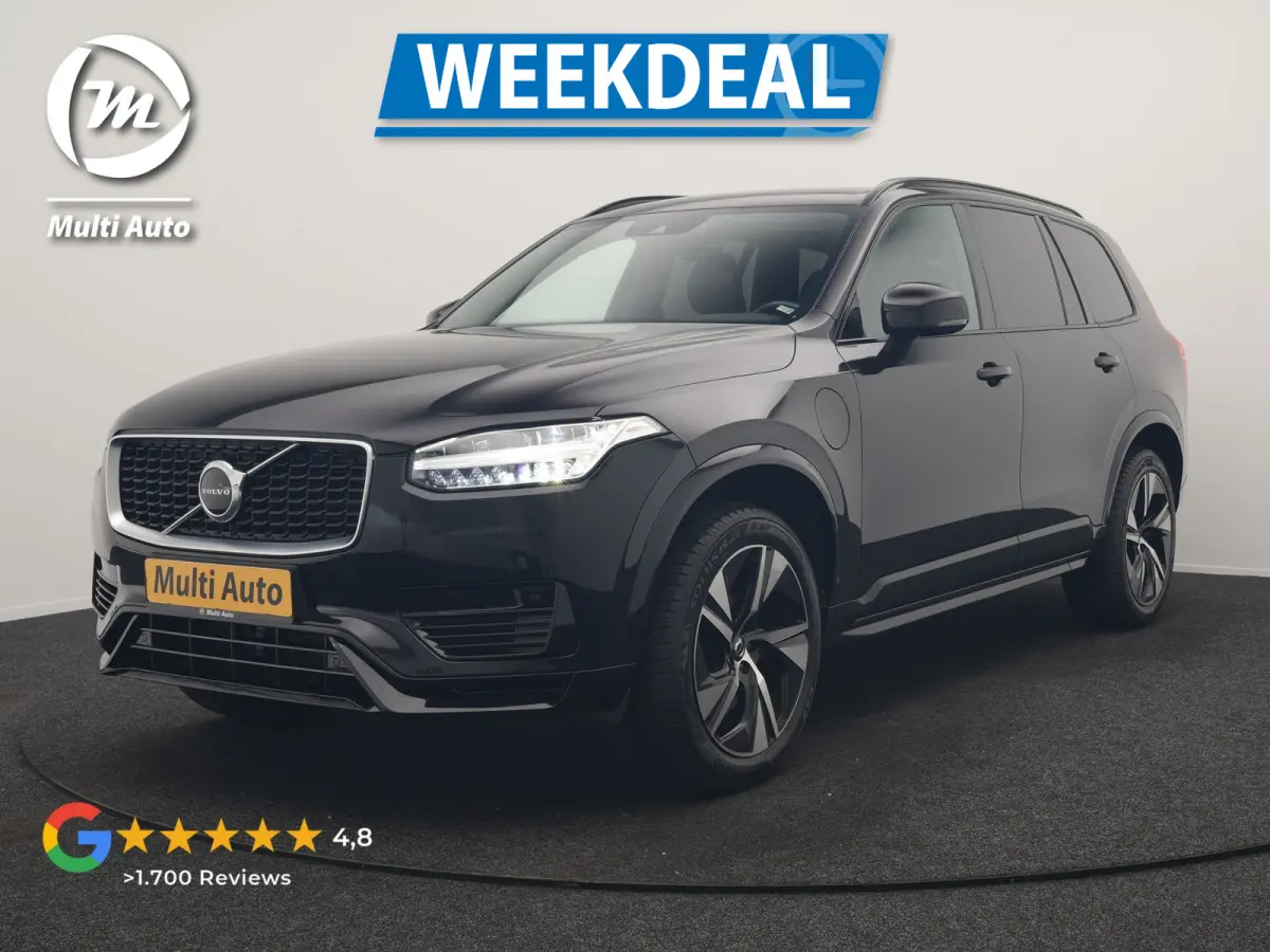 T8 Twin Engine AWD R-Design 7 Persoons PHEV 394pk Dealer O.H | Trekhaak Af Fabriek | Adaptive Cruise | Harman / Kardon | Lederen Sportstoelen Memory & Verwarmd | Apple Carplay | Navigatie | 